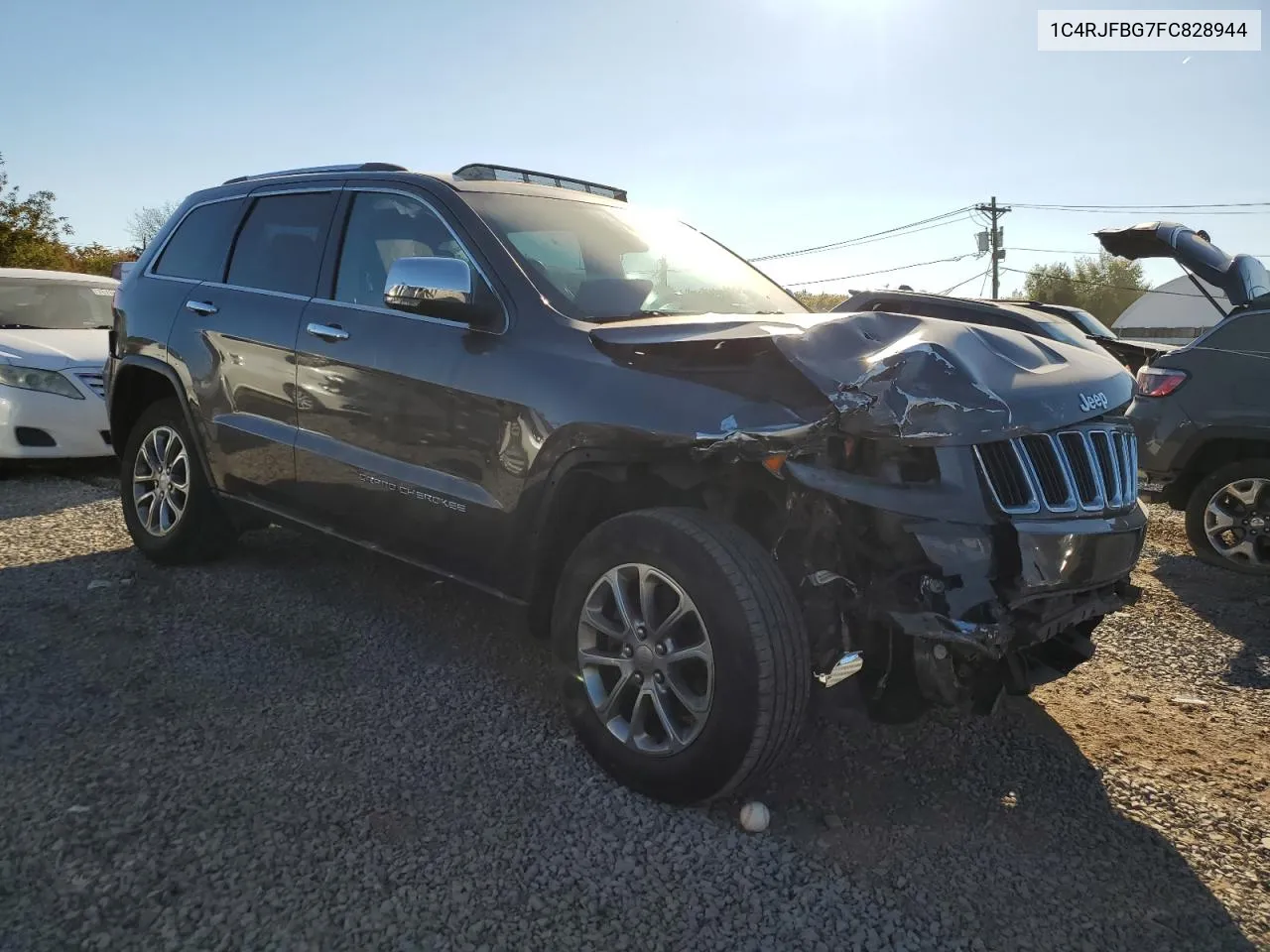 2015 Jeep Grand Cherokee Limited VIN: 1C4RJFBG7FC828944 Lot: 76377304