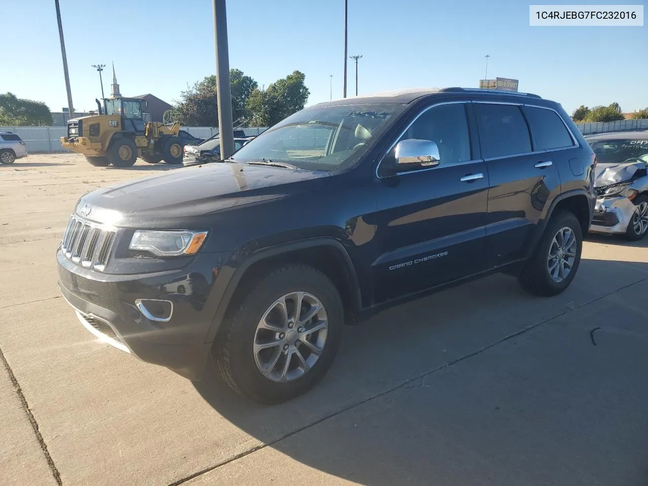 2015 Jeep Grand Cherokee Limited VIN: 1C4RJEBG7FC232016 Lot: 76416854