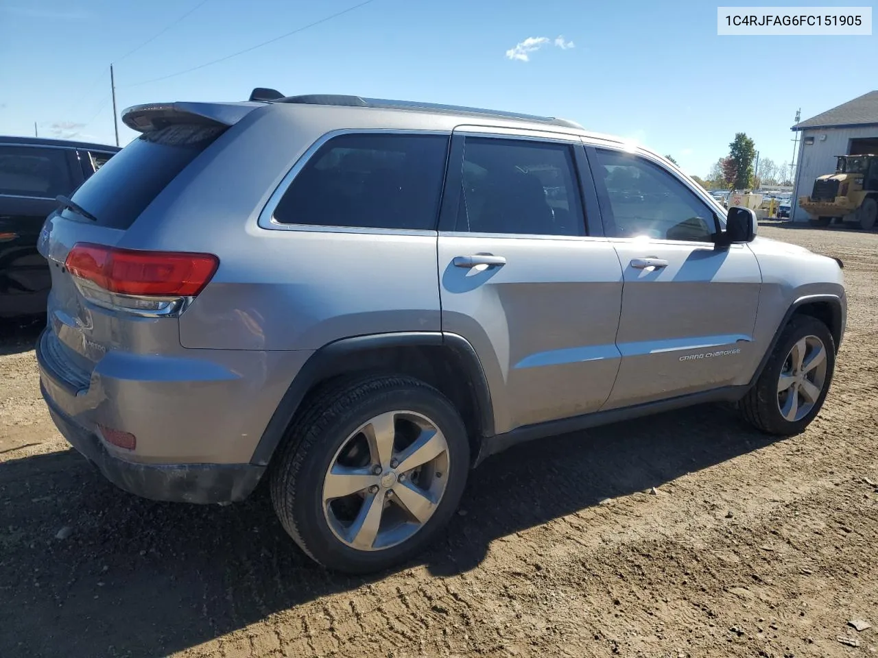 2015 Jeep Grand Cherokee Laredo VIN: 1C4RJFAG6FC151905 Lot: 76452644