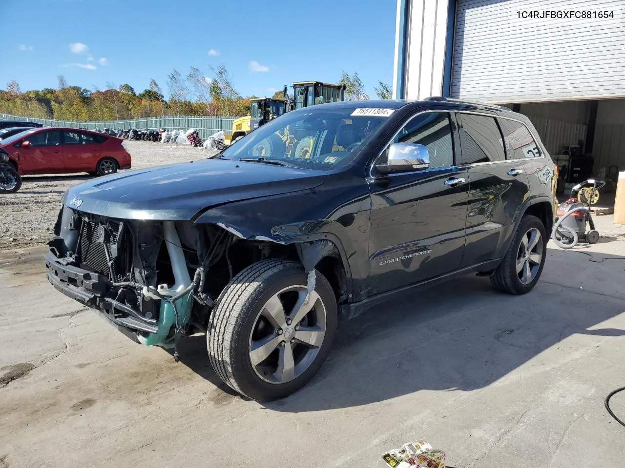 2015 Jeep Grand Cherokee Limited VIN: 1C4RJFBGXFC881654 Lot: 76511304