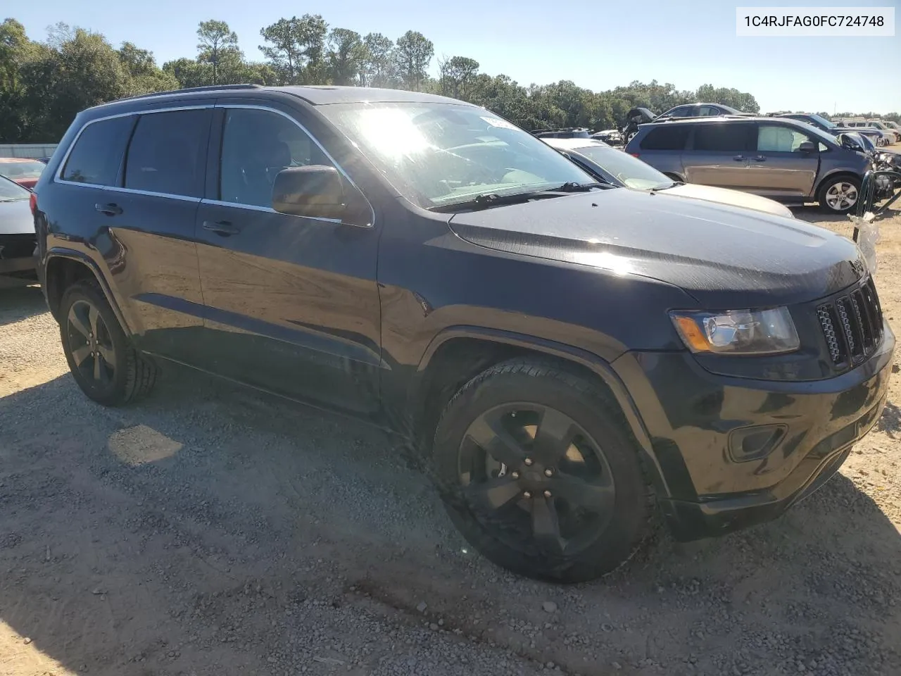 2015 Jeep Grand Cherokee Laredo VIN: 1C4RJFAG0FC724748 Lot: 76516424