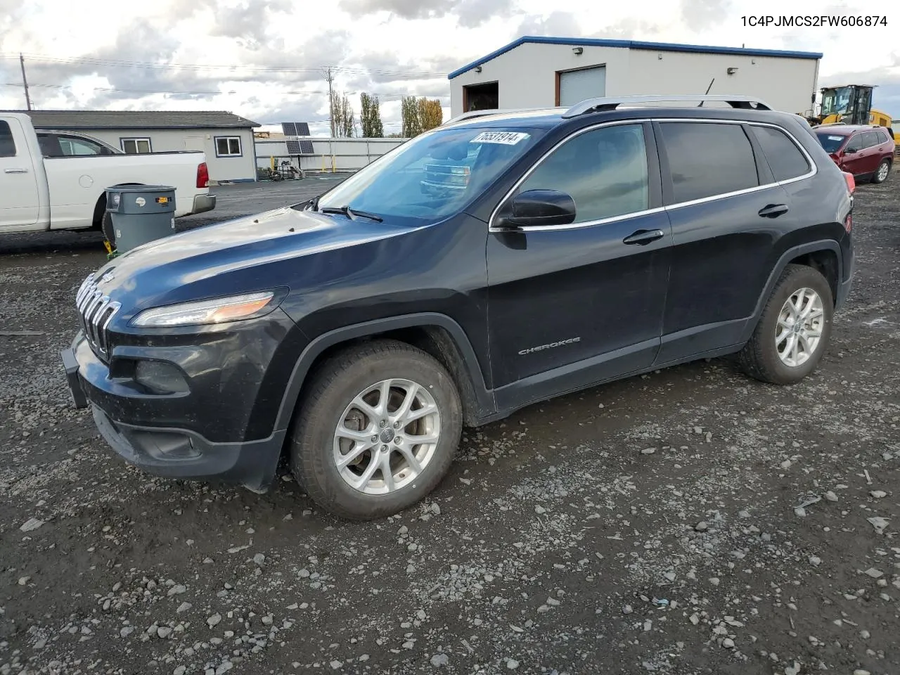 2015 Jeep Cherokee Latitude VIN: 1C4PJMCS2FW606874 Lot: 76531914