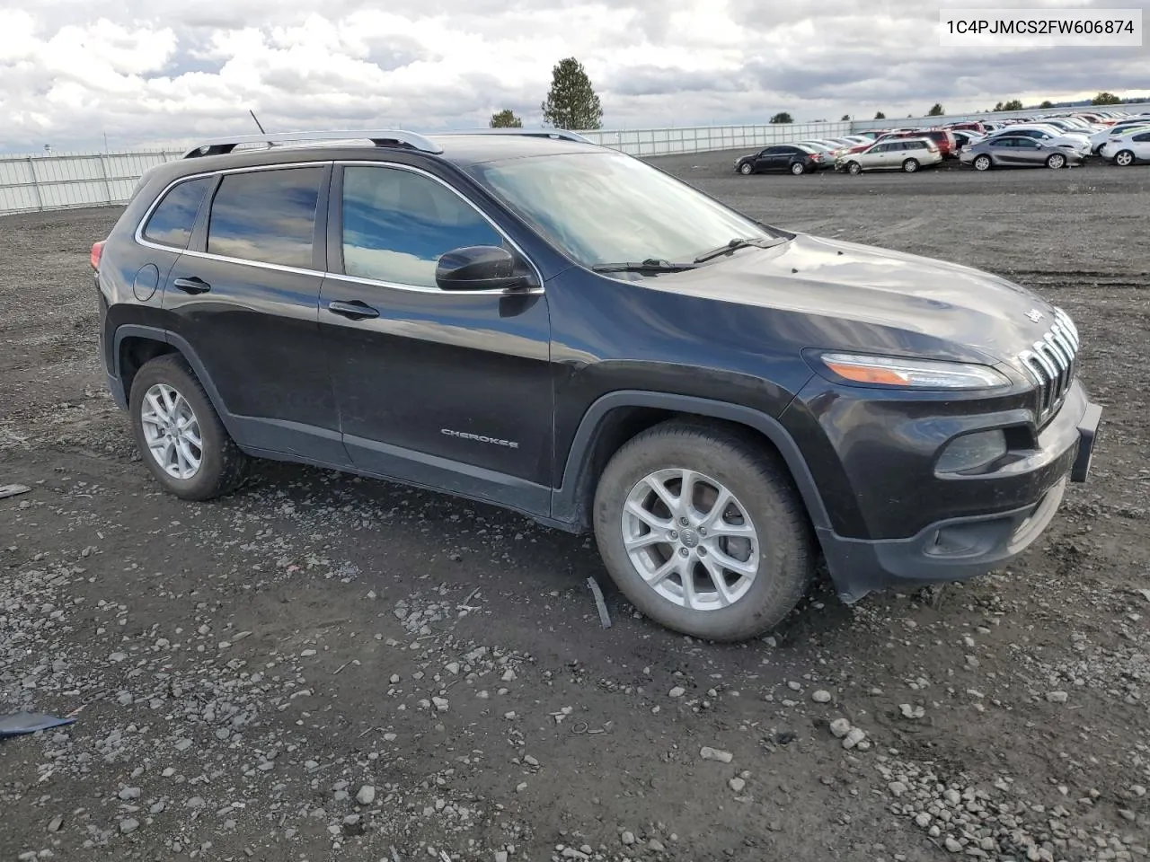 2015 Jeep Cherokee Latitude VIN: 1C4PJMCS2FW606874 Lot: 76531914