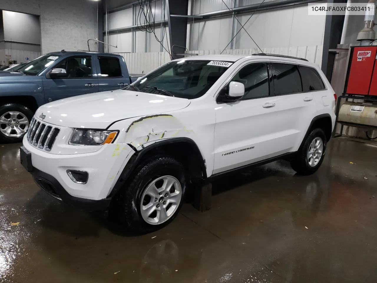 2015 Jeep Grand Cherokee Laredo VIN: 1C4RJFAGXFC803411 Lot: 76550334