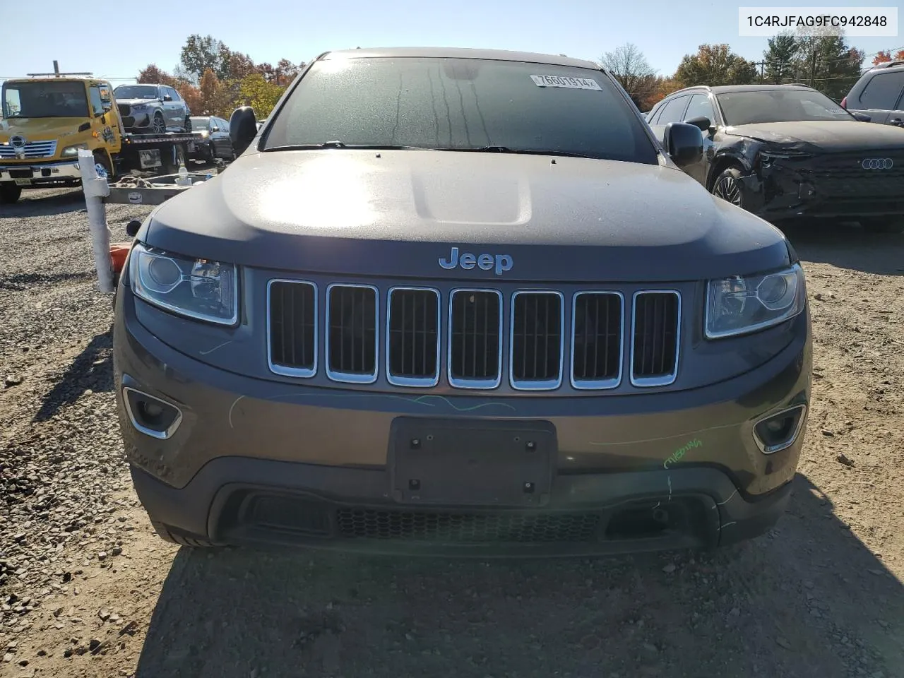 2015 Jeep Grand Cherokee Laredo VIN: 1C4RJFAG9FC942848 Lot: 76601914