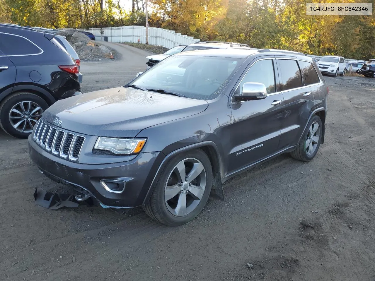 2015 Jeep Grand Cherokee Overland VIN: 1C4RJFCT8FC842346 Lot: 76693524