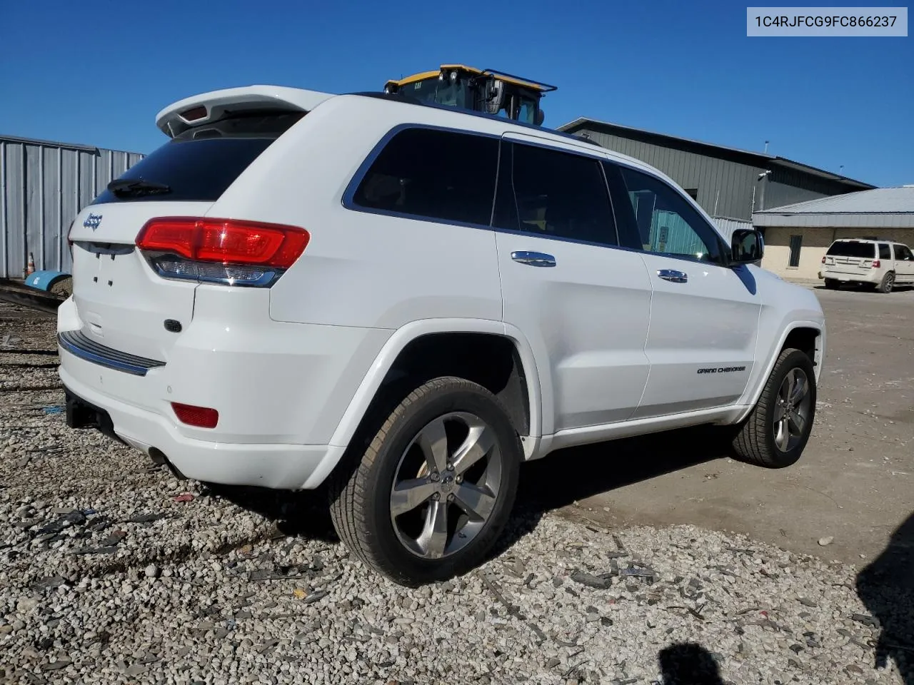 2015 Jeep Grand Cherokee Overland VIN: 1C4RJFCG9FC866237 Lot: 76705784