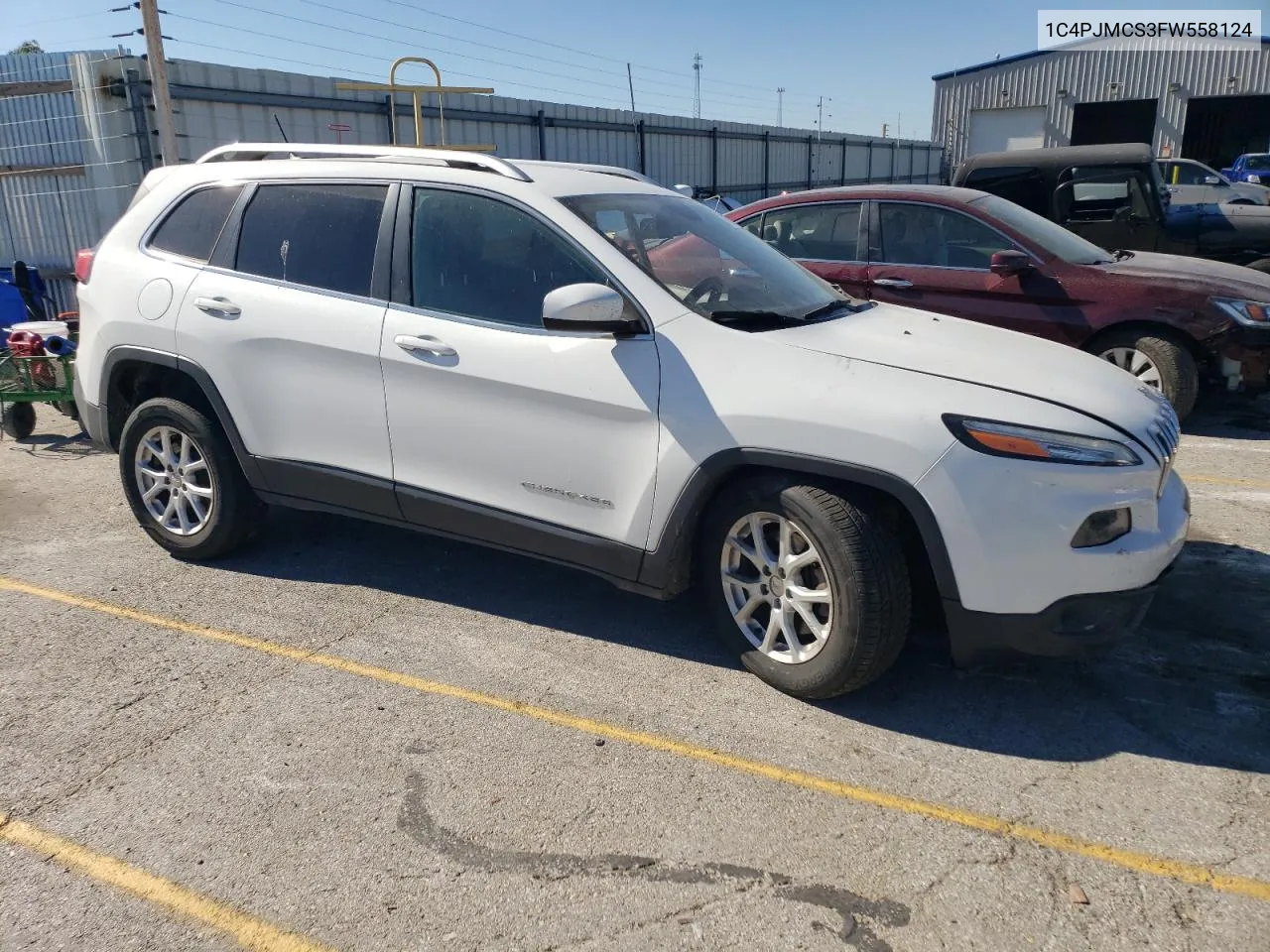 2015 Jeep Cherokee Latitude VIN: 1C4PJMCS3FW558124 Lot: 76726054