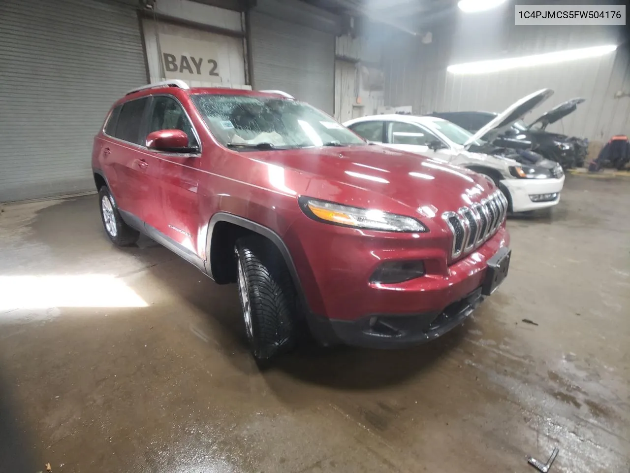 2015 Jeep Cherokee Latitude VIN: 1C4PJMCS5FW504176 Lot: 76747034