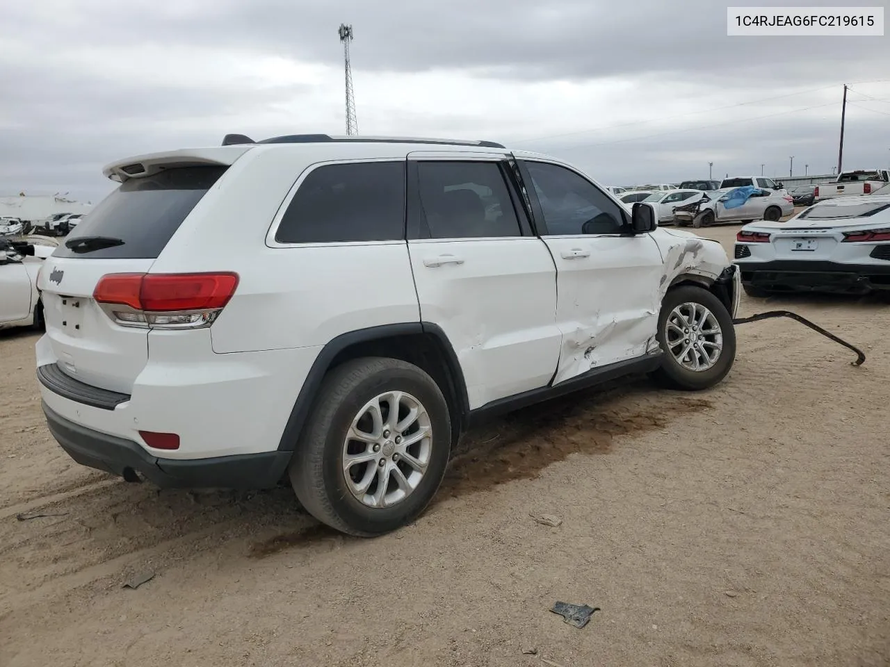 2015 Jeep Grand Cherokee Laredo VIN: 1C4RJEAG6FC219615 Lot: 76752104