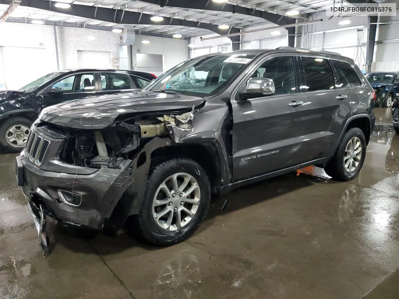 2015 Jeep Grand Cherokee Limited VIN: 1C4RJFBG8FC815376 Lot: 76755464