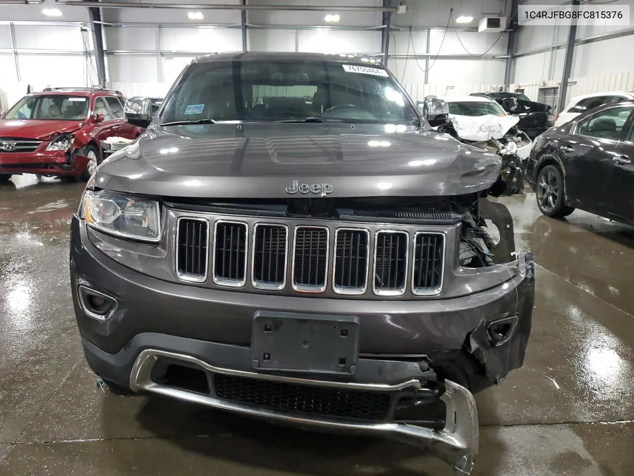 2015 Jeep Grand Cherokee Limited VIN: 1C4RJFBG8FC815376 Lot: 76755464