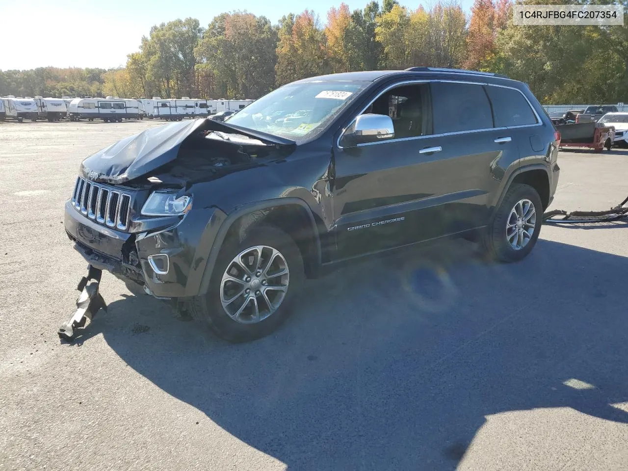 2015 Jeep Grand Cherokee Limited VIN: 1C4RJFBG4FC207354 Lot: 76761824