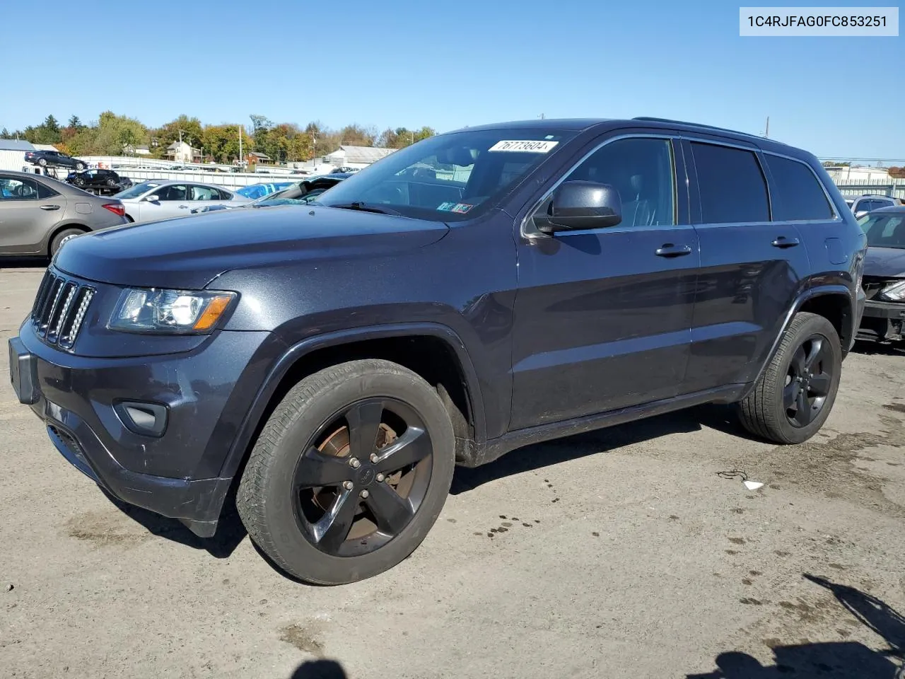 2015 Jeep Grand Cherokee Laredo VIN: 1C4RJFAG0FC853251 Lot: 76773604