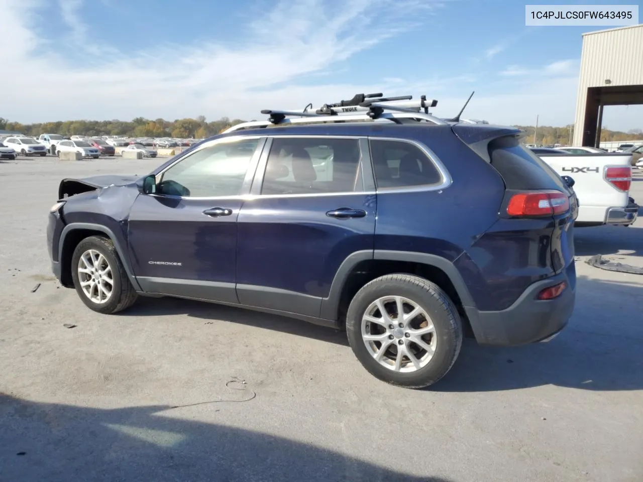 2015 Jeep Cherokee Latitude VIN: 1C4PJLCS0FW643495 Lot: 76792374