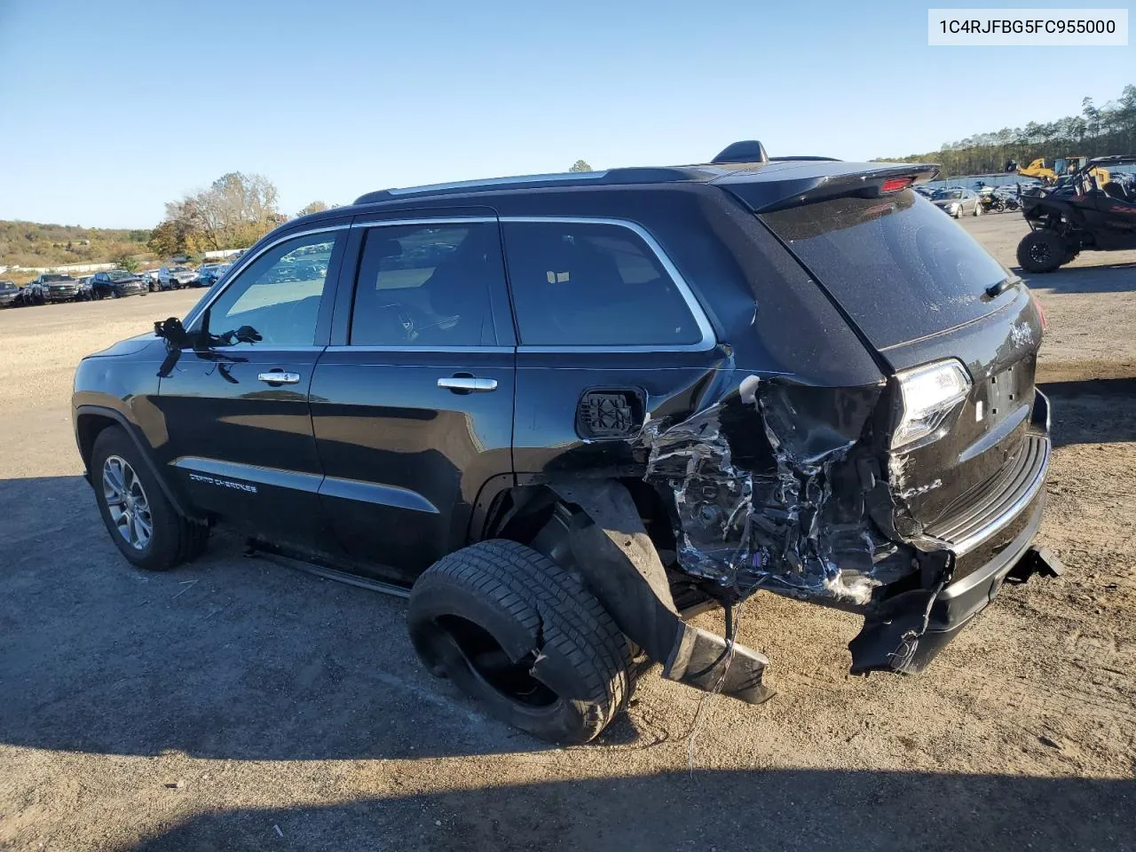 2015 Jeep Grand Cherokee Limited VIN: 1C4RJFBG5FC955000 Lot: 76796674