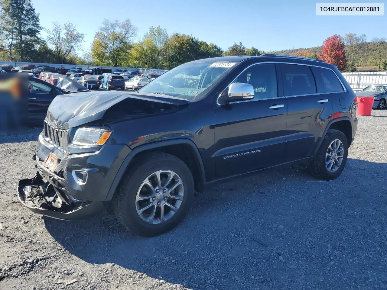 2015 Jeep Grand Cherokee Limited VIN: 1C4RJFBG6FC812881 Lot: 76885124