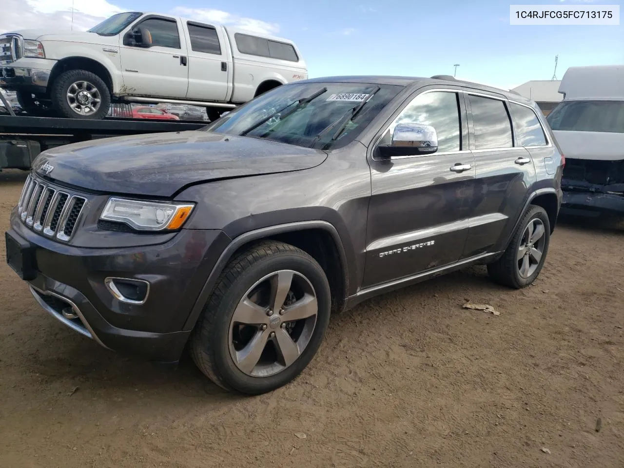 2015 Jeep Grand Cherokee Overland VIN: 1C4RJFCG5FC713175 Lot: 76890184