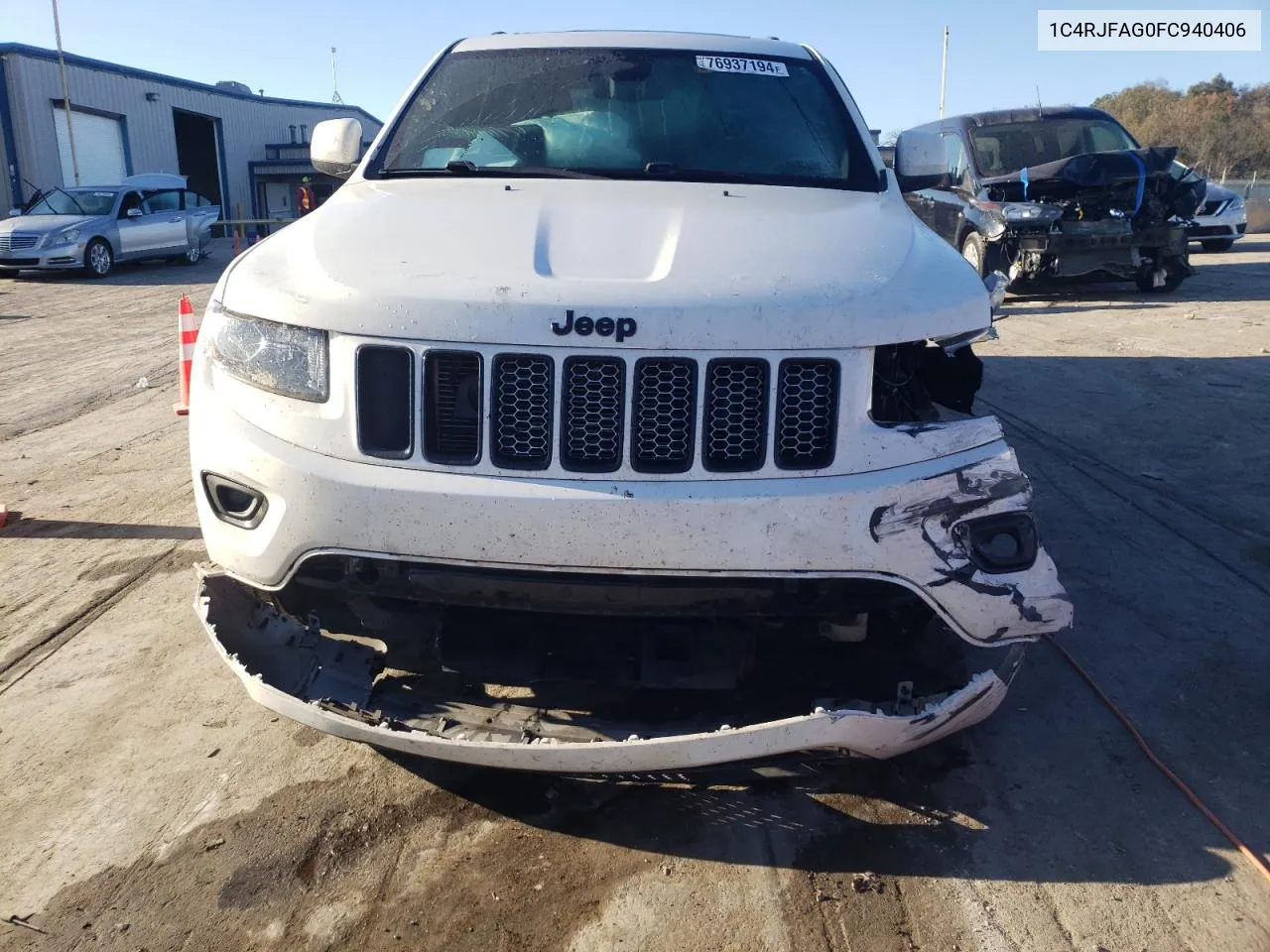 2015 Jeep Grand Cherokee Laredo VIN: 1C4RJFAG0FC940406 Lot: 76937194