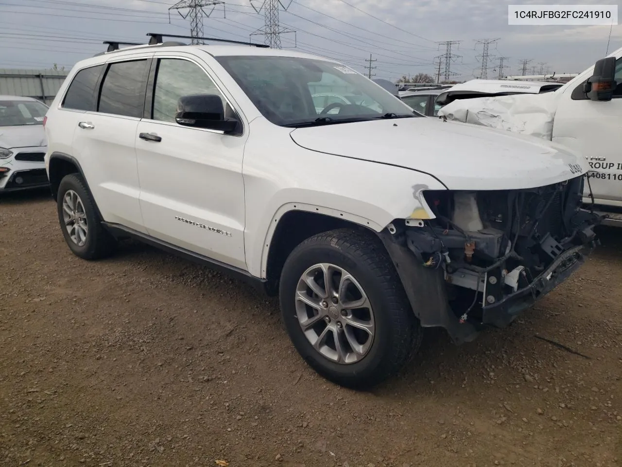 2015 Jeep Grand Cherokee Limited VIN: 1C4RJFBG2FC241910 Lot: 76941414