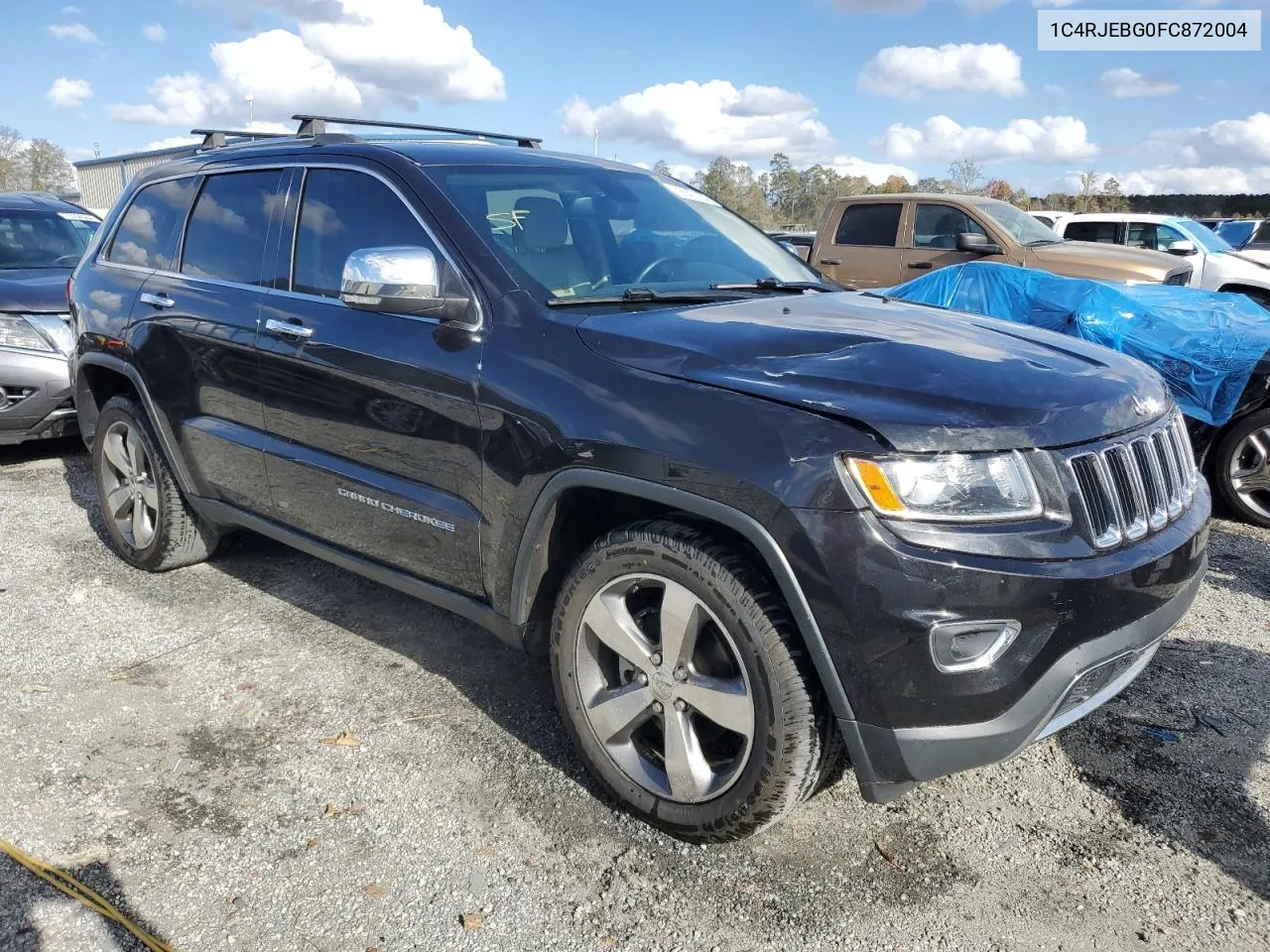 2015 Jeep Grand Cherokee Limited VIN: 1C4RJEBG0FC872004 Lot: 76947194