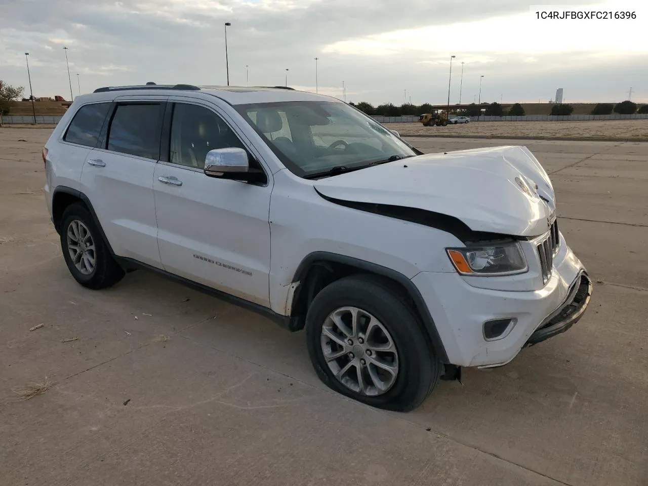 2015 Jeep Grand Cherokee Limited VIN: 1C4RJFBGXFC216396 Lot: 76971224