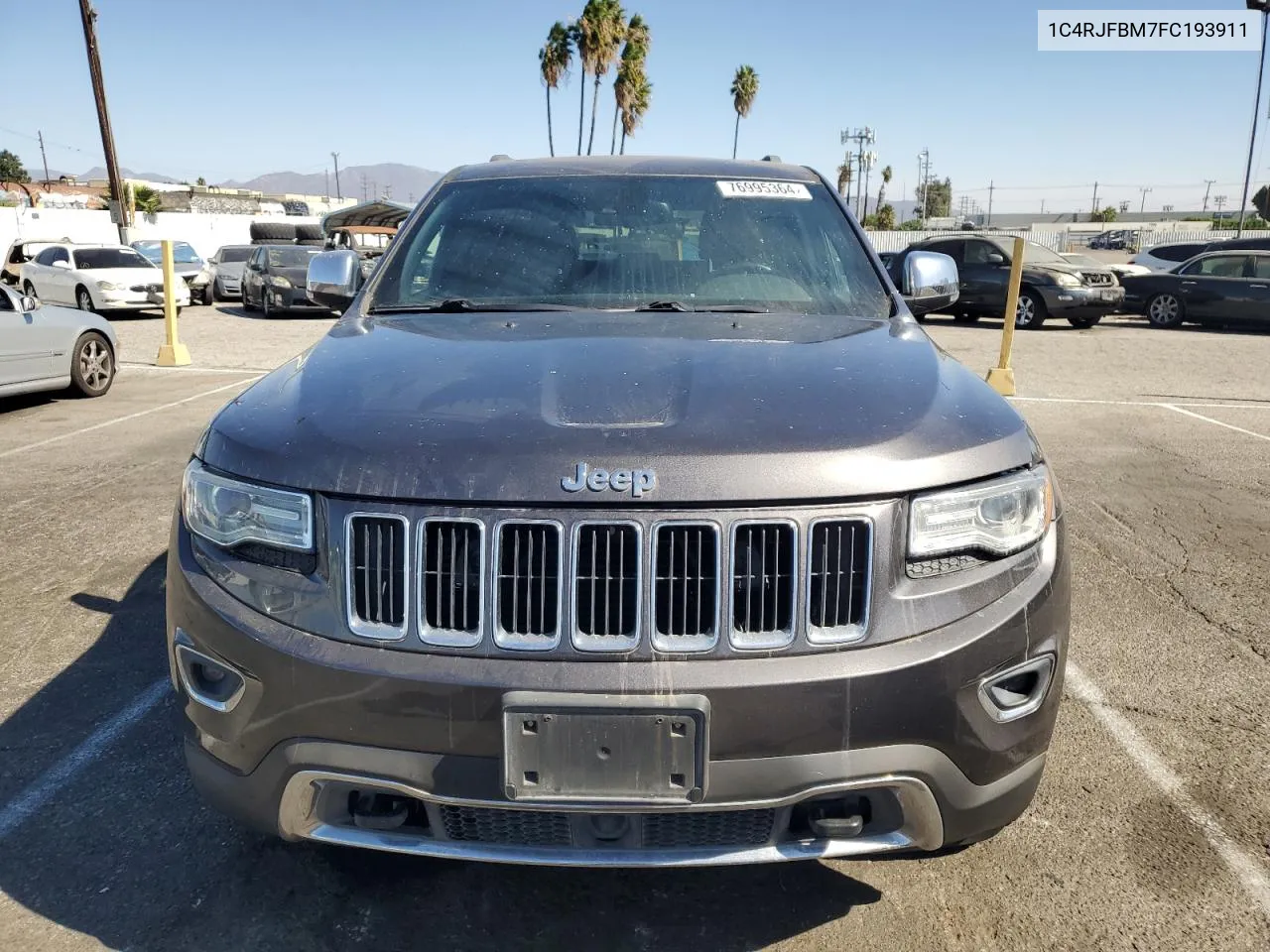 2015 Jeep Grand Cherokee Limited VIN: 1C4RJFBM7FC193911 Lot: 76995364