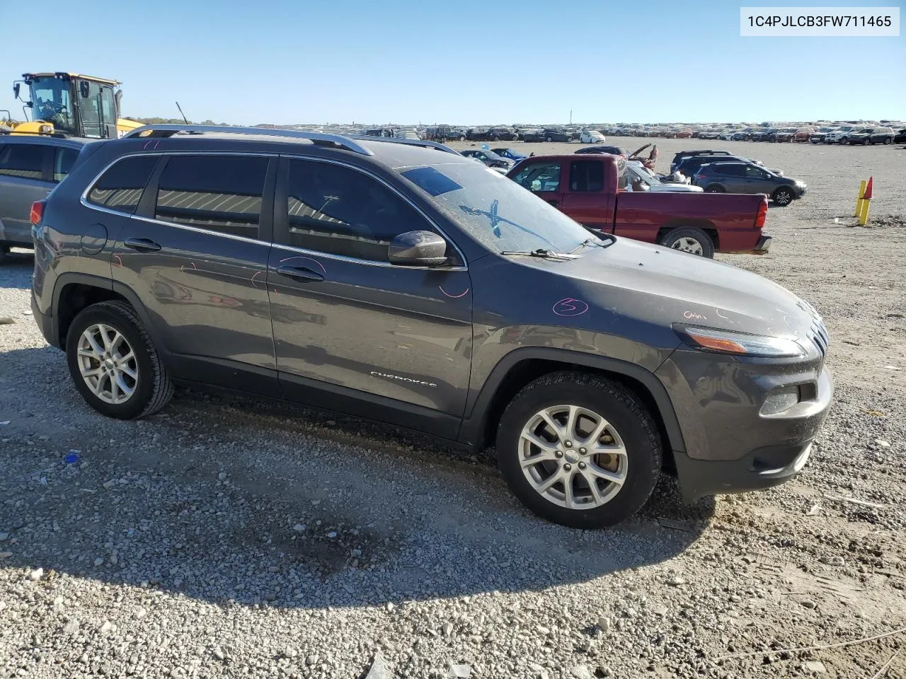 2015 Jeep Cherokee Latitude VIN: 1C4PJLCB3FW711465 Lot: 77066234