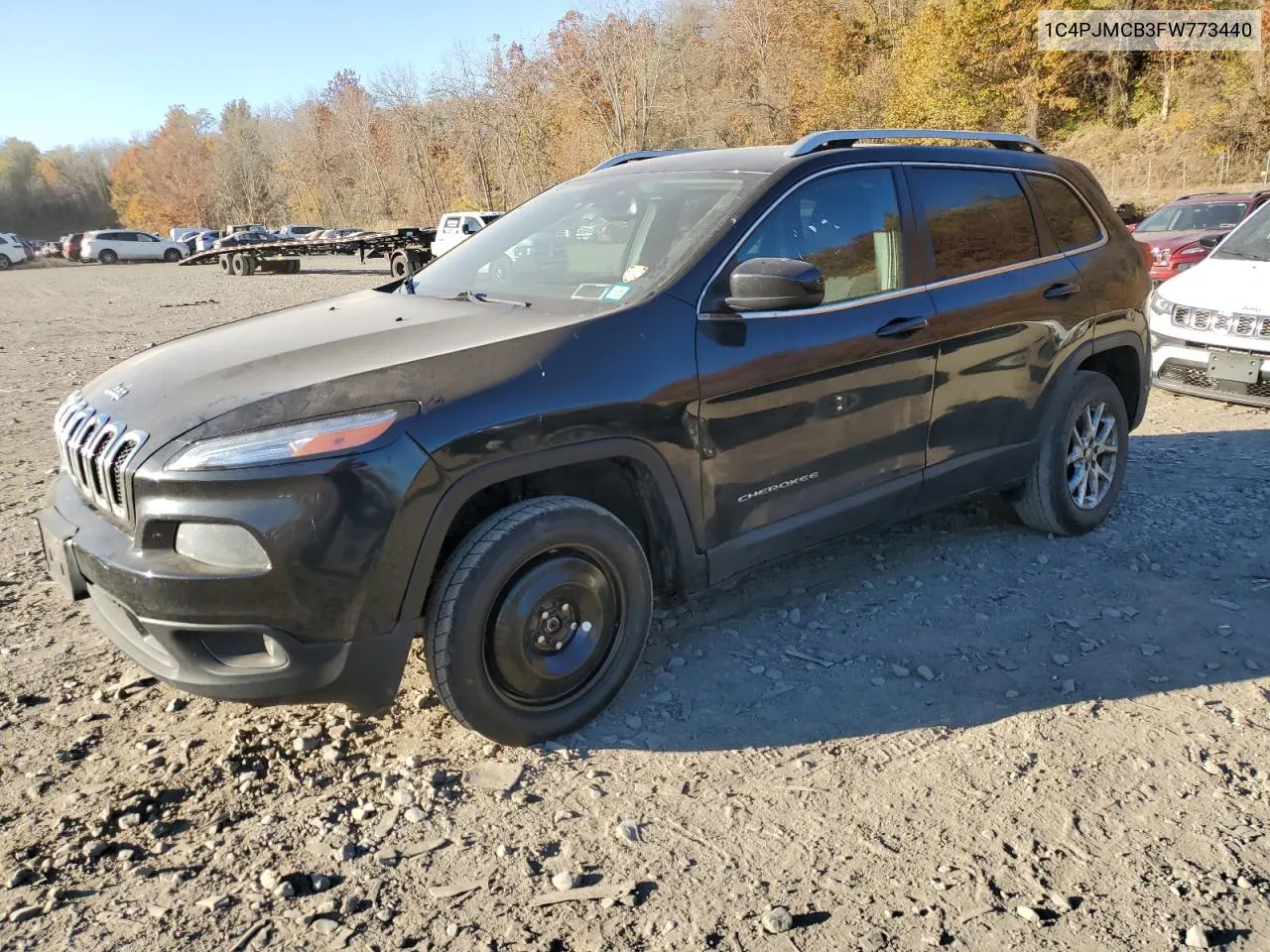 2015 Jeep Cherokee Latitude VIN: 1C4PJMCB3FW773440 Lot: 77076984