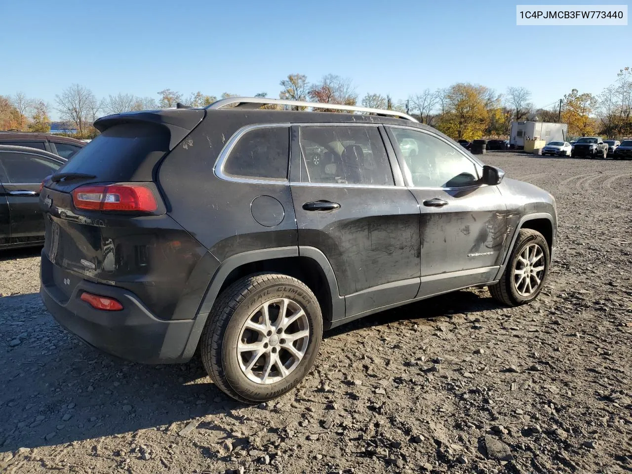 2015 Jeep Cherokee Latitude VIN: 1C4PJMCB3FW773440 Lot: 77076984