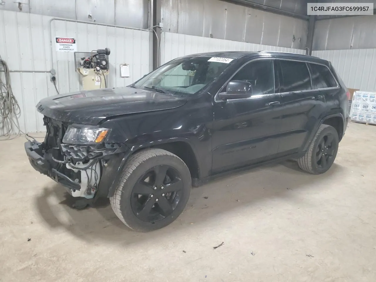 2015 Jeep Grand Cherokee Laredo VIN: 1C4RJFAG3FC699957 Lot: 77102354