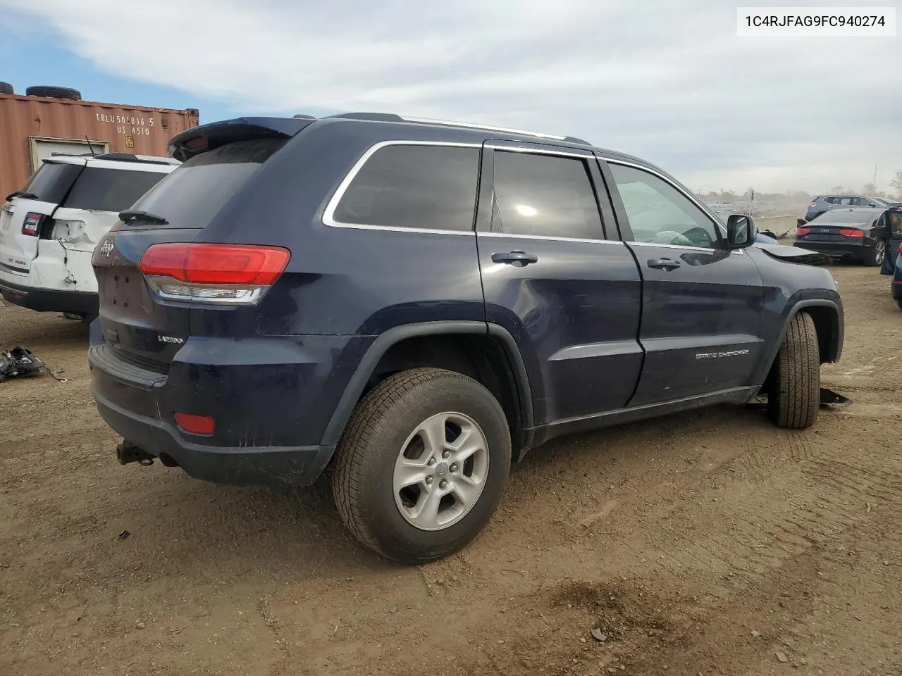 2015 Jeep Grand Cherokee Laredo VIN: 1C4RJFAG9FC940274 Lot: 77110264