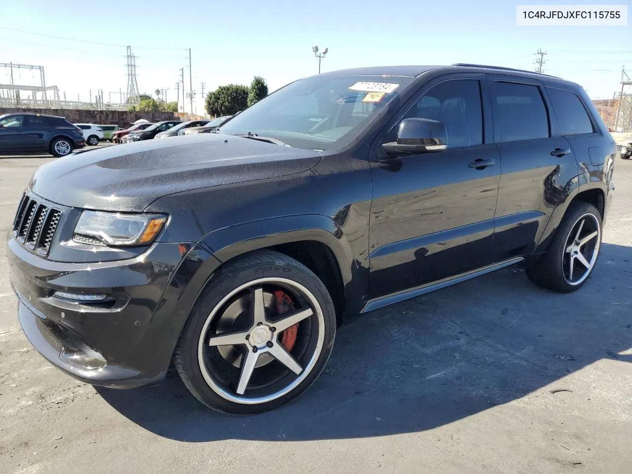 2015 Jeep Grand Cherokee Srt-8 VIN: 1C4RJFDJXFC115755 Lot: 77123184