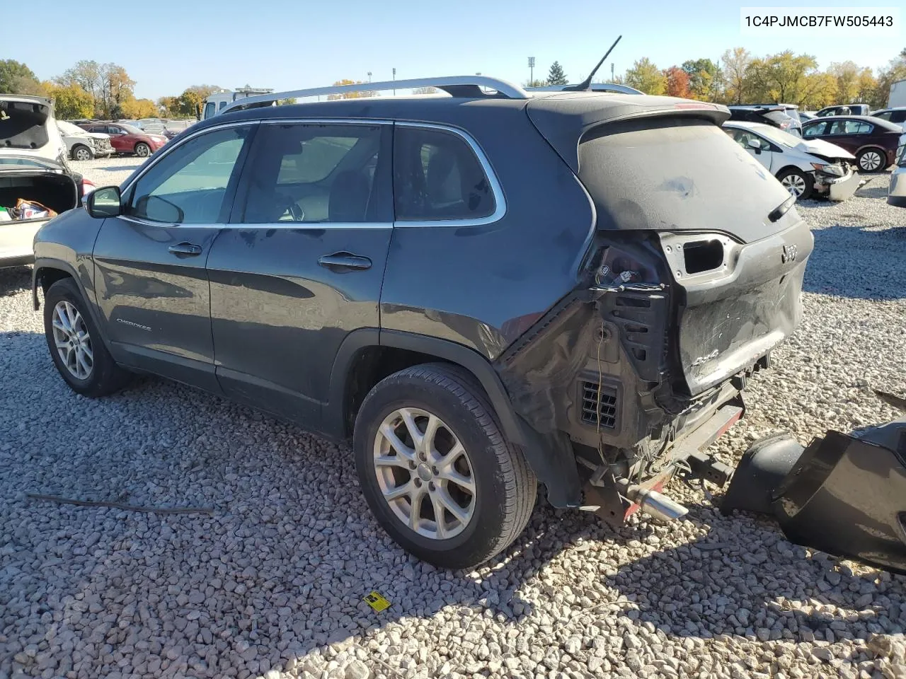 2015 Jeep Cherokee Latitude VIN: 1C4PJMCB7FW505443 Lot: 77130994