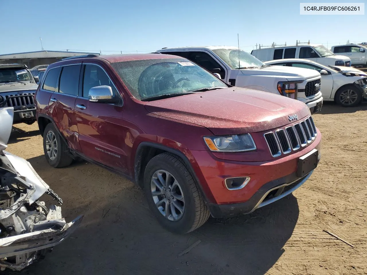 2015 Jeep Grand Cherokee Limited VIN: 1C4RJFBG9FC606261 Lot: 77138974