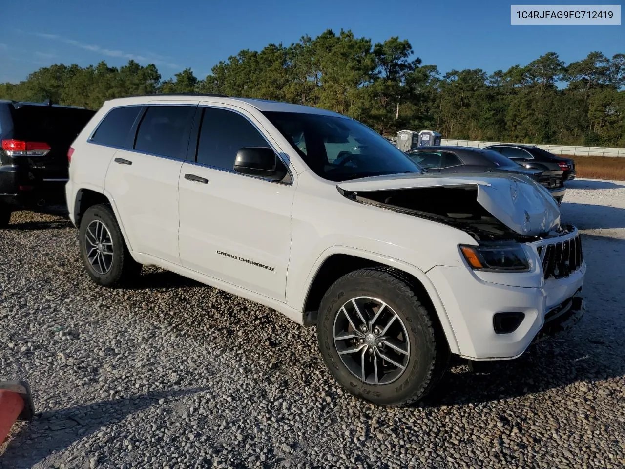 2015 Jeep Grand Cherokee Laredo VIN: 1C4RJFAG9FC712419 Lot: 77153634