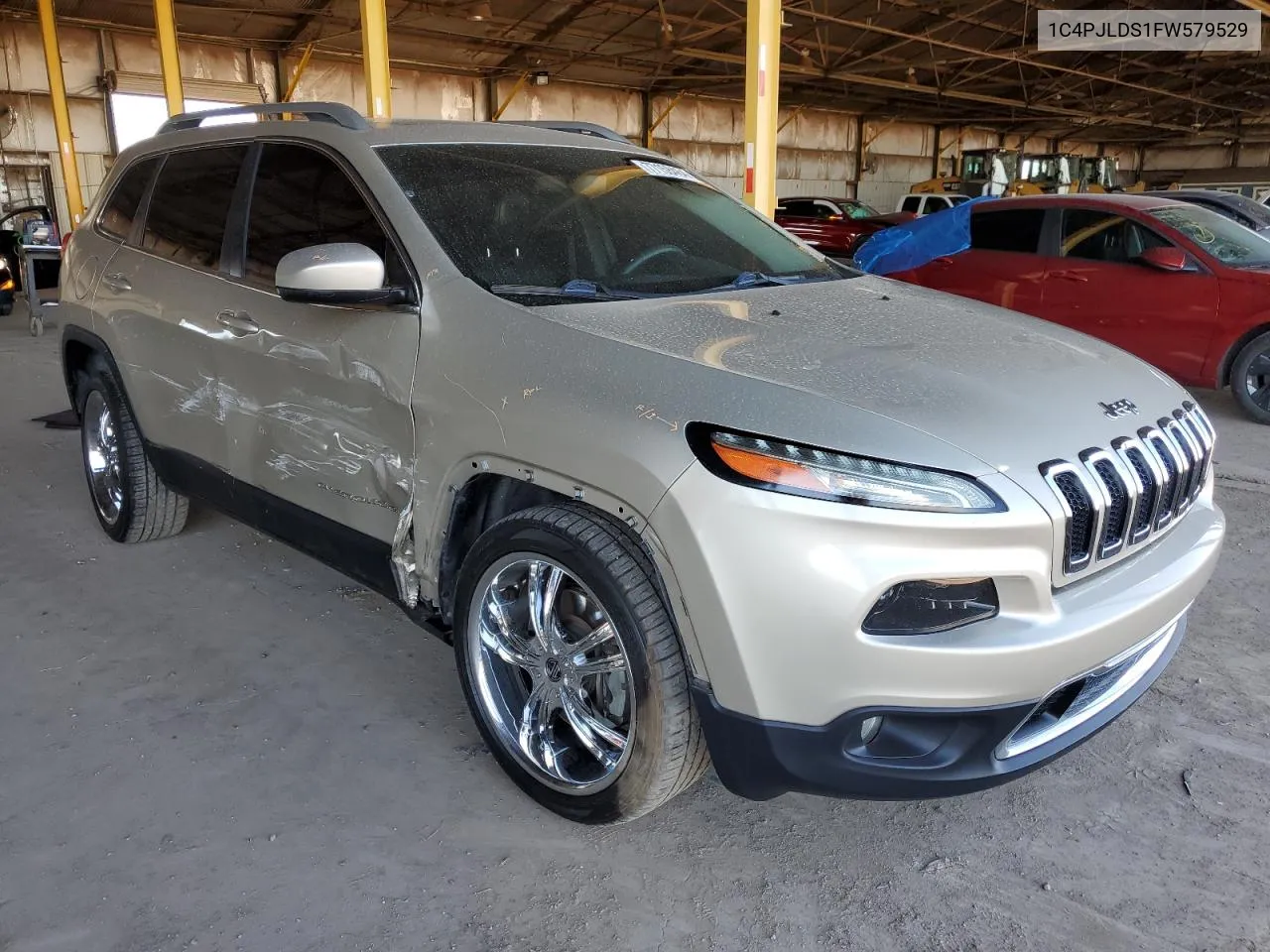 2015 Jeep Cherokee Limited VIN: 1C4PJLDS1FW579529 Lot: 77158464