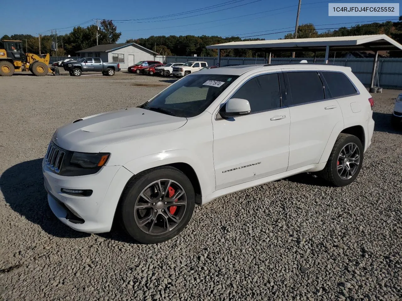 2015 Jeep Grand Cherokee Srt-8 VIN: 1C4RJFDJ4FC625552 Lot: 77171974