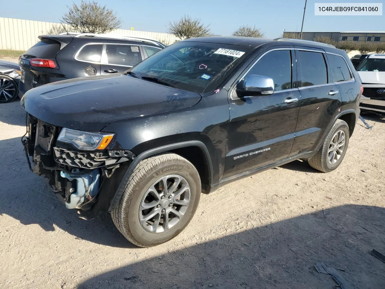 2015 Jeep Grand Cherokee Limited VIN: 1C4RJEBG9FC841060 Lot: 77181024