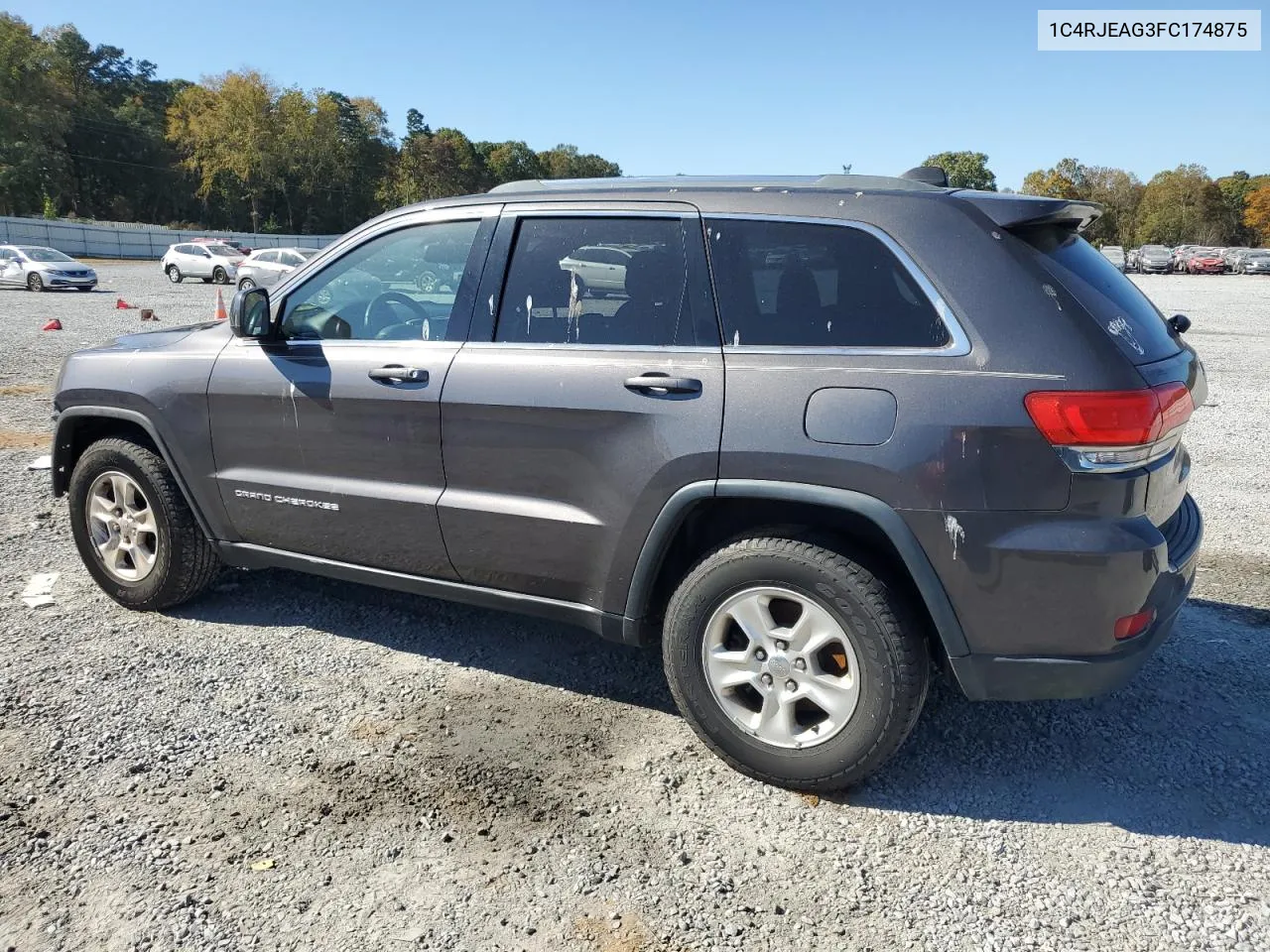 2015 Jeep Grand Cherokee Laredo VIN: 1C4RJEAG3FC174875 Lot: 77307264