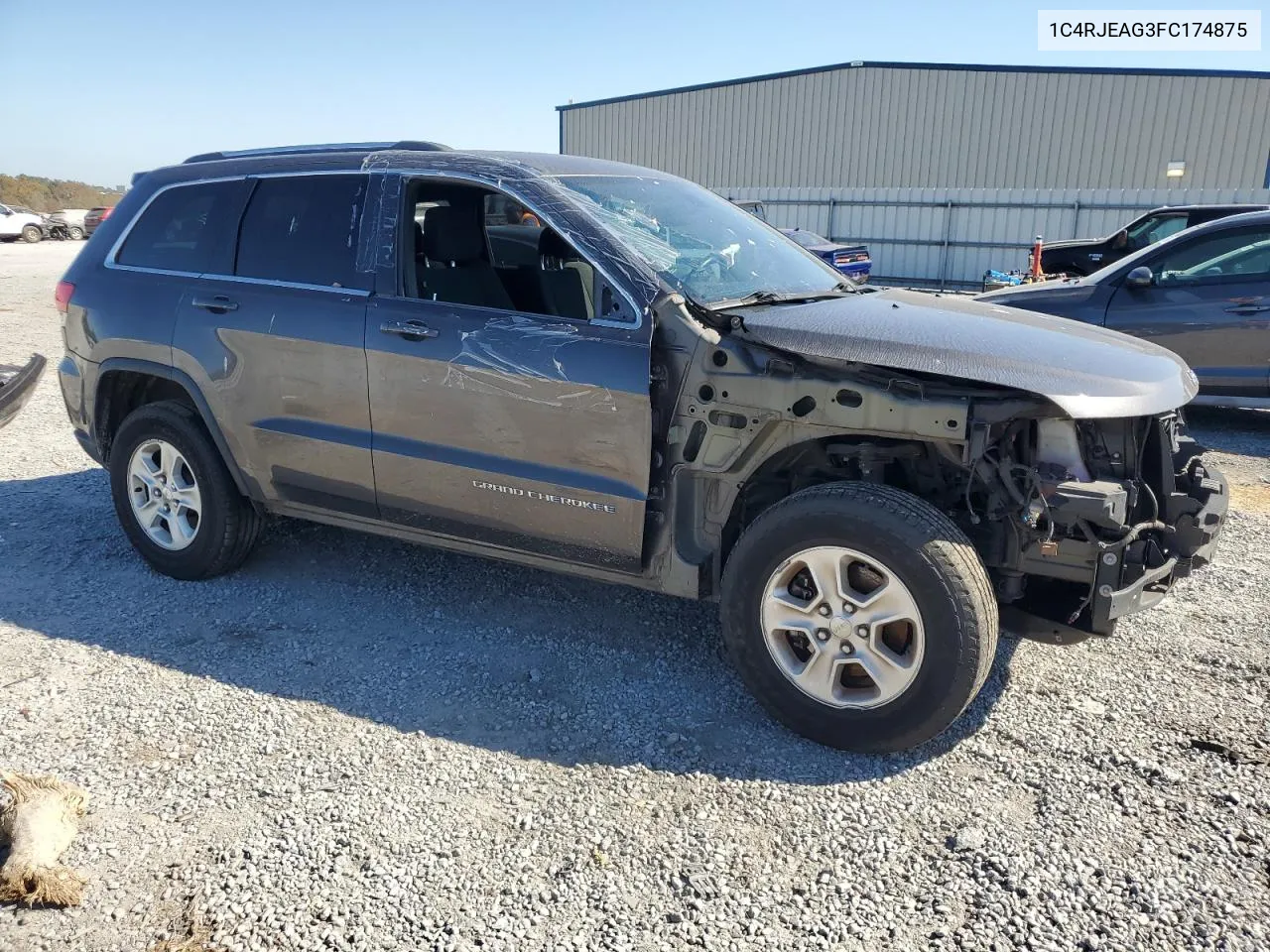 2015 Jeep Grand Cherokee Laredo VIN: 1C4RJEAG3FC174875 Lot: 77307264