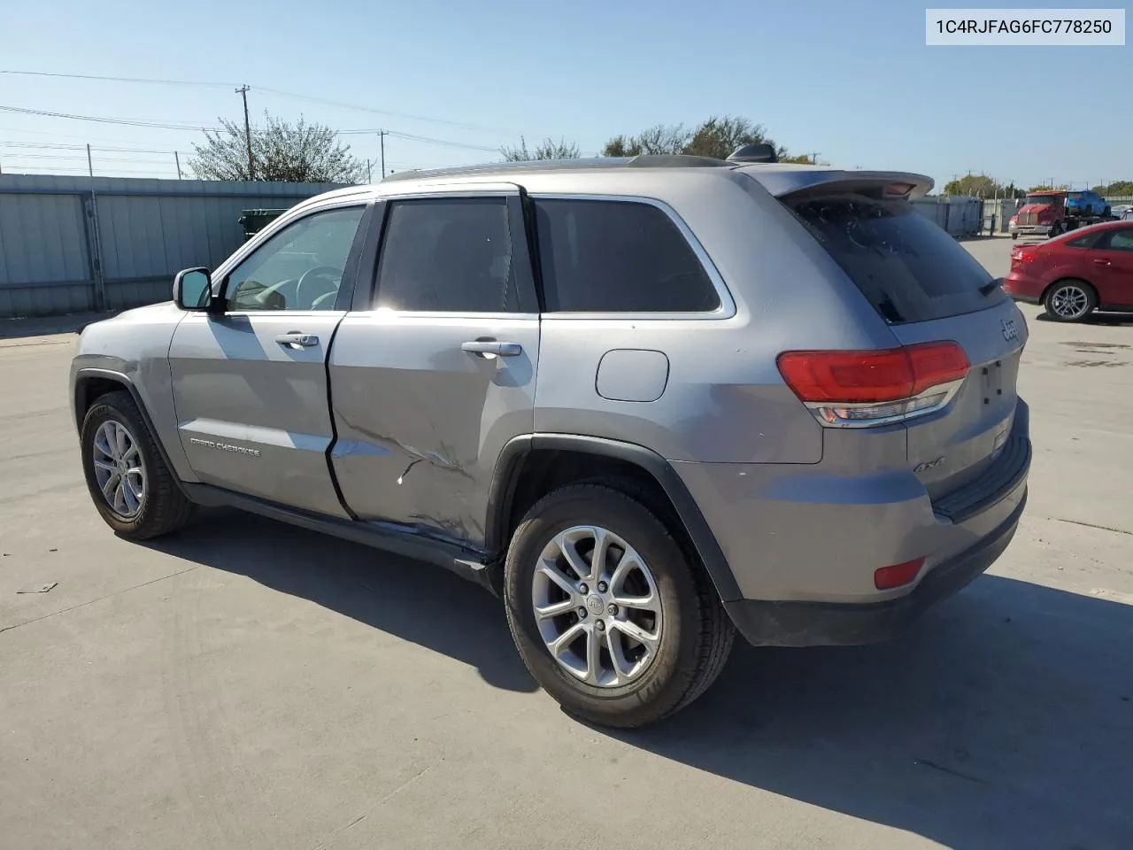 2015 Jeep Grand Cherokee Laredo VIN: 1C4RJFAG6FC778250 Lot: 77346714