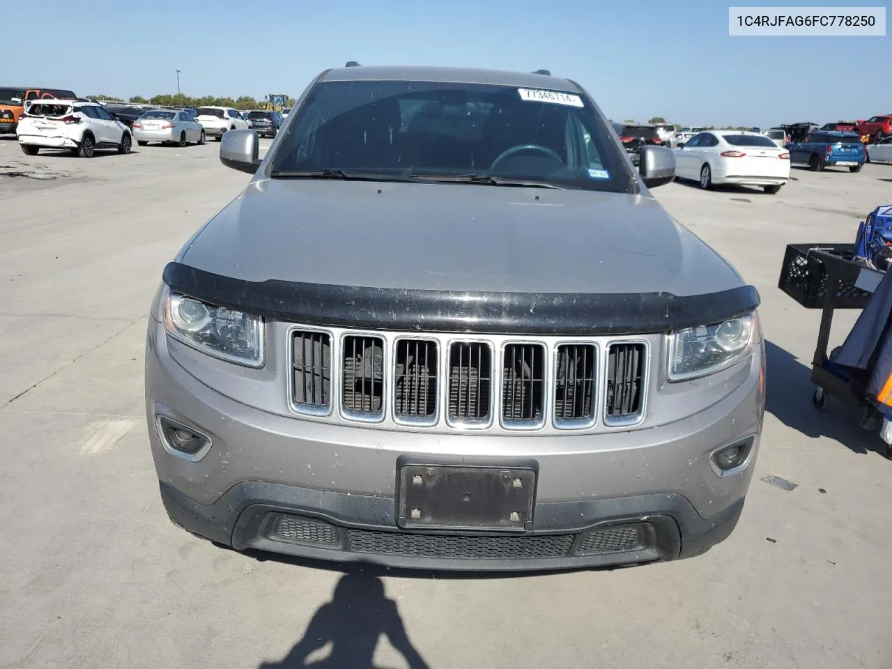 2015 Jeep Grand Cherokee Laredo VIN: 1C4RJFAG6FC778250 Lot: 77346714