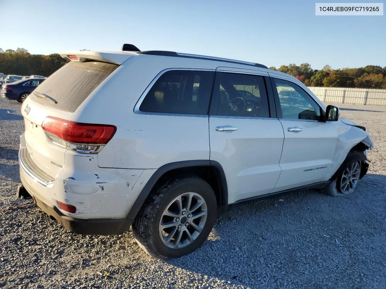 2015 Jeep Grand Cherokee Limited VIN: 1C4RJEBG9FC719265 Lot: 77379554