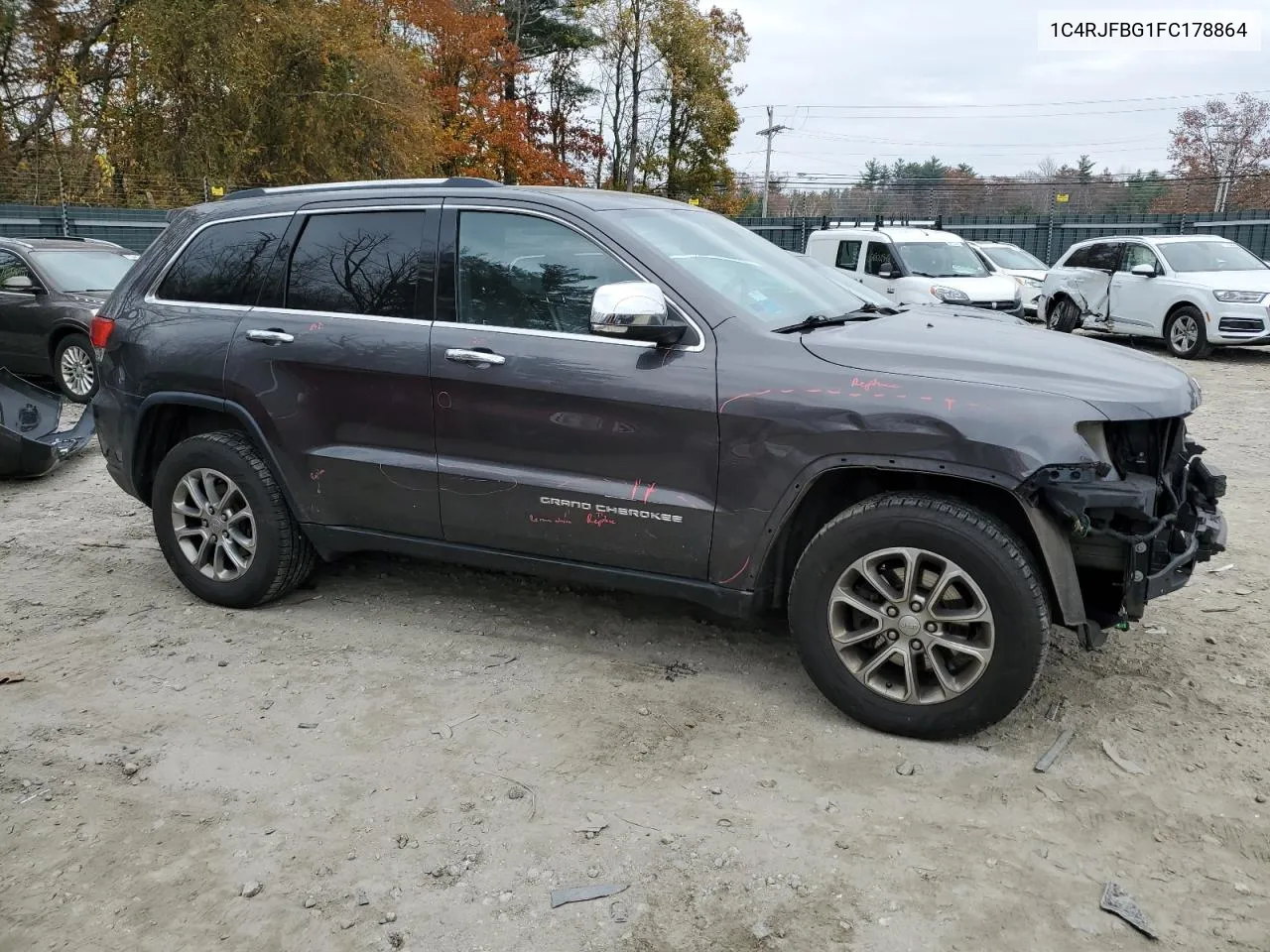 2015 Jeep Grand Cherokee Limited VIN: 1C4RJFBG1FC178864 Lot: 77379724