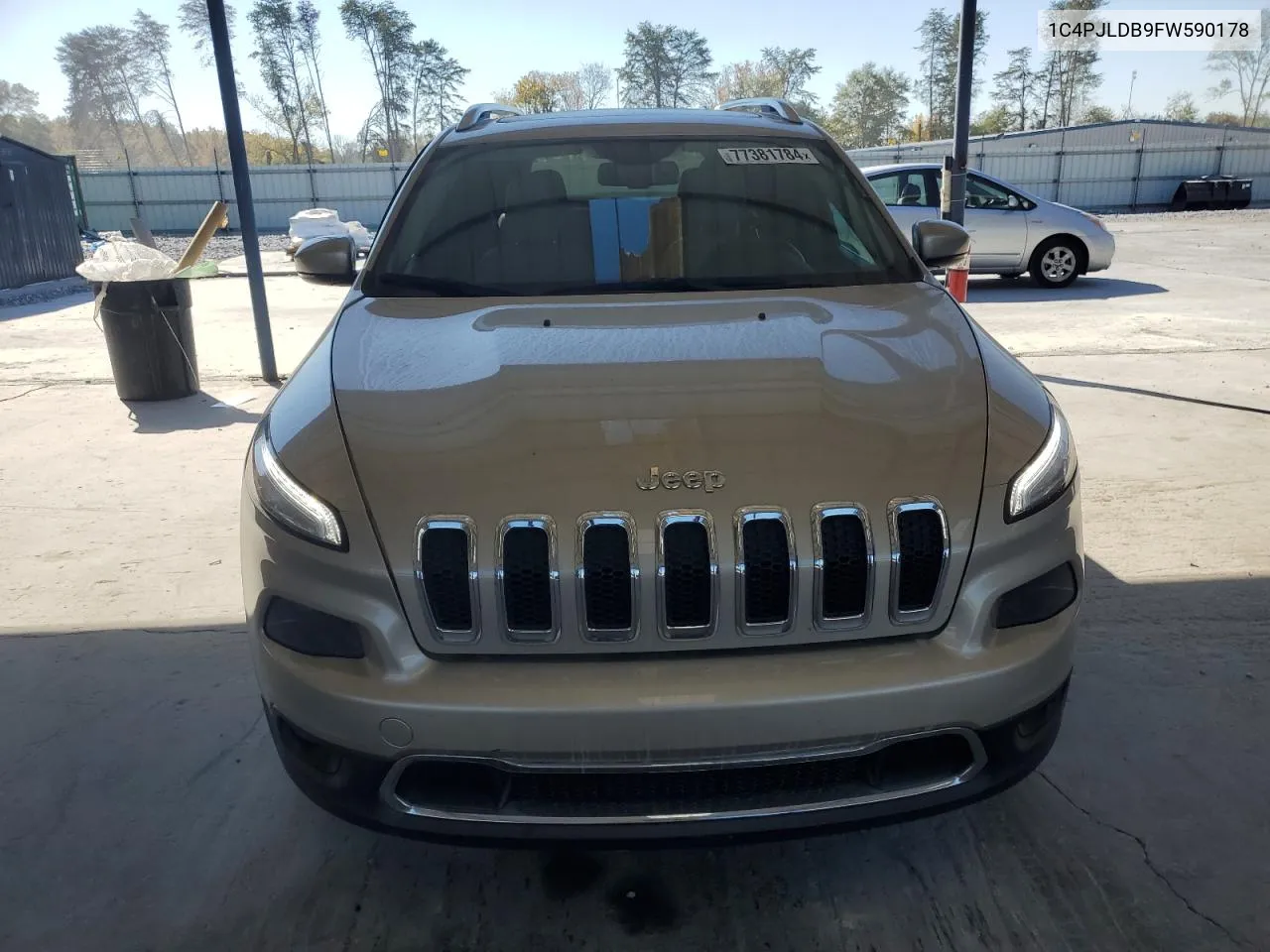 2015 Jeep Cherokee Limited VIN: 1C4PJLDB9FW590178 Lot: 77381784