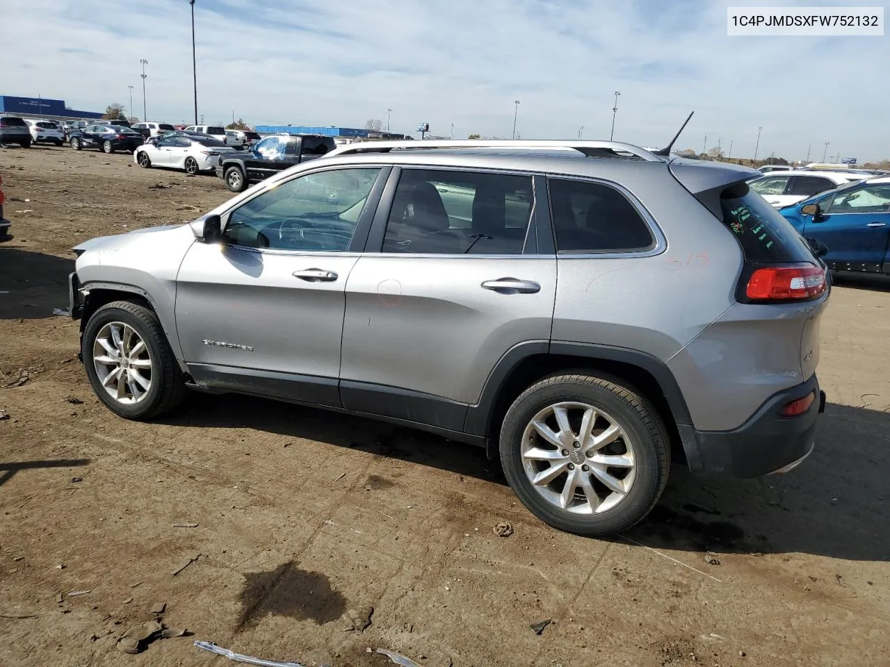 1C4PJMDSXFW752132 2015 Jeep Cherokee Limited