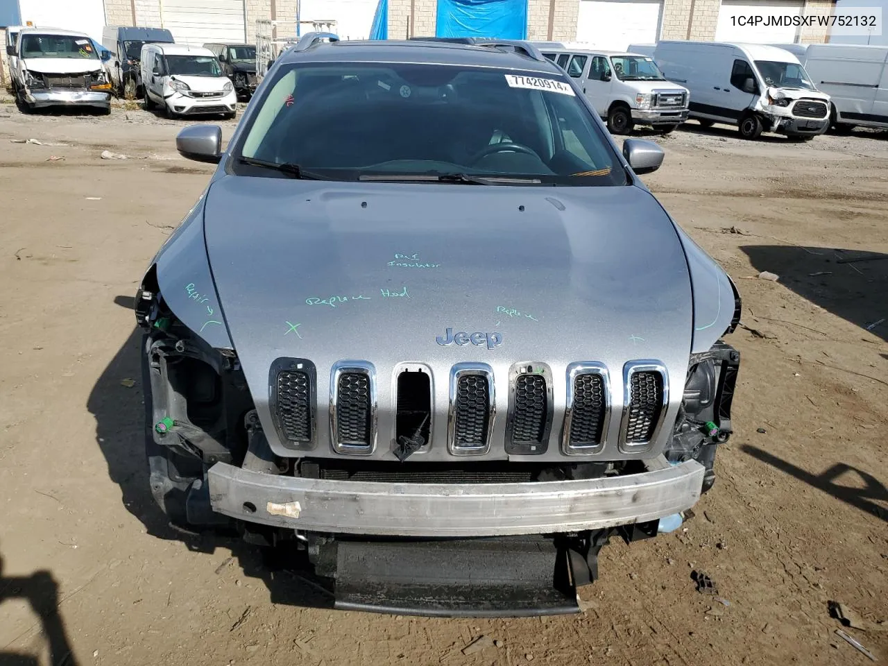 1C4PJMDSXFW752132 2015 Jeep Cherokee Limited