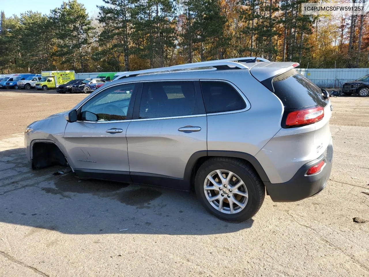 2015 Jeep Cherokee Latitude VIN: 1C4PJMCS0FW591257 Lot: 77431944