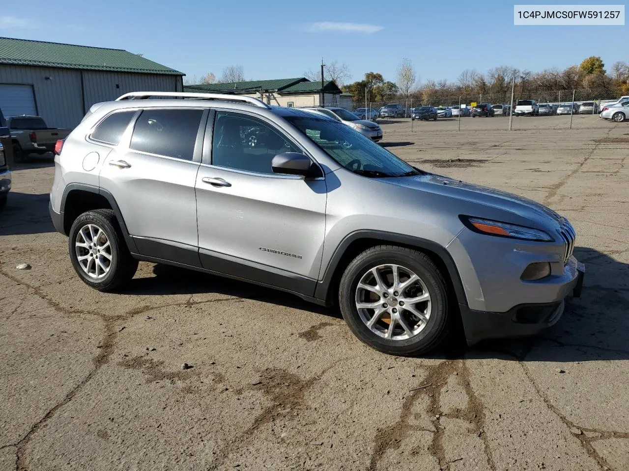 2015 Jeep Cherokee Latitude VIN: 1C4PJMCS0FW591257 Lot: 77431944